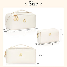 CLOUDWINGS makeup bag set displayed on a vanity