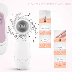 CLSEVXY Facial Cleansing Brush in a lifestyle setting