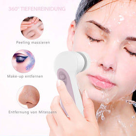 CLSEVXY Facial Cleansing Brush showing makeup remover sponge