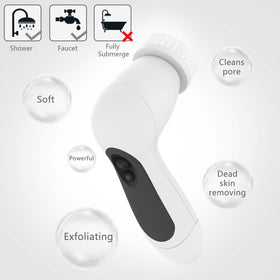 CLSEVXY facial cleansing brush with rolling massage head