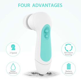 CLSEVXY facial cleansing brush with silicone head close-up