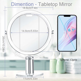 CLSEVXY Vanity Mirror demonstrating dual-sided design
