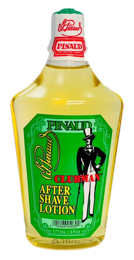Clubman After Shave Lotion 3-Pack 6 Ounce bottles front view
