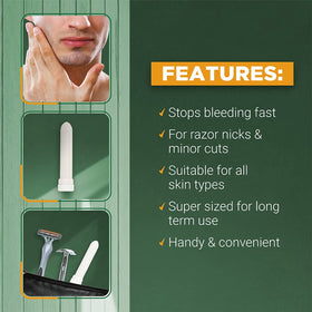 Clubman Jumbo Styptic Pencil in a grooming kit