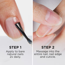 CND RescueRXx Daily Keratin Nail 0.5 fl oz on a nail care table