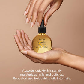 CND SolarOil Cuticle Oil 2.3 oz side view