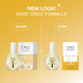 CND SolarOil Cuticle Oil 2.3 oz with packaging