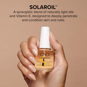 CND SolarOil Cuticle Oil bottle side view