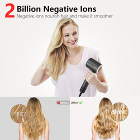 CNMSGM hair dryer with diffuser attachment for curls