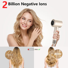 CNMSGM Ionic Hair Dryer side view showing ergonomic handle