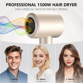 CNMSGM Ionic Hair Dryer with diffuser for curls