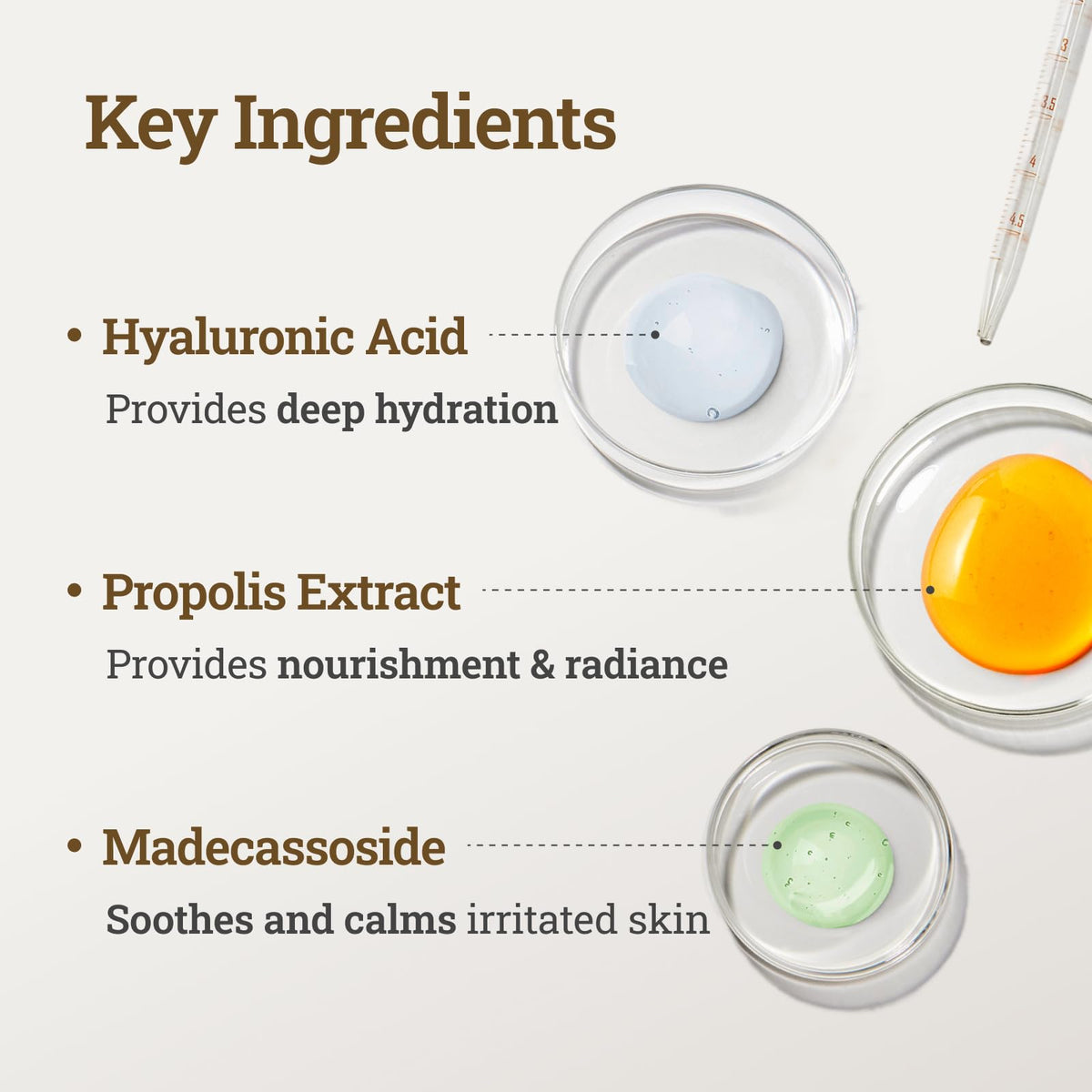 CNP Honey Glow Serum with dropper close-up