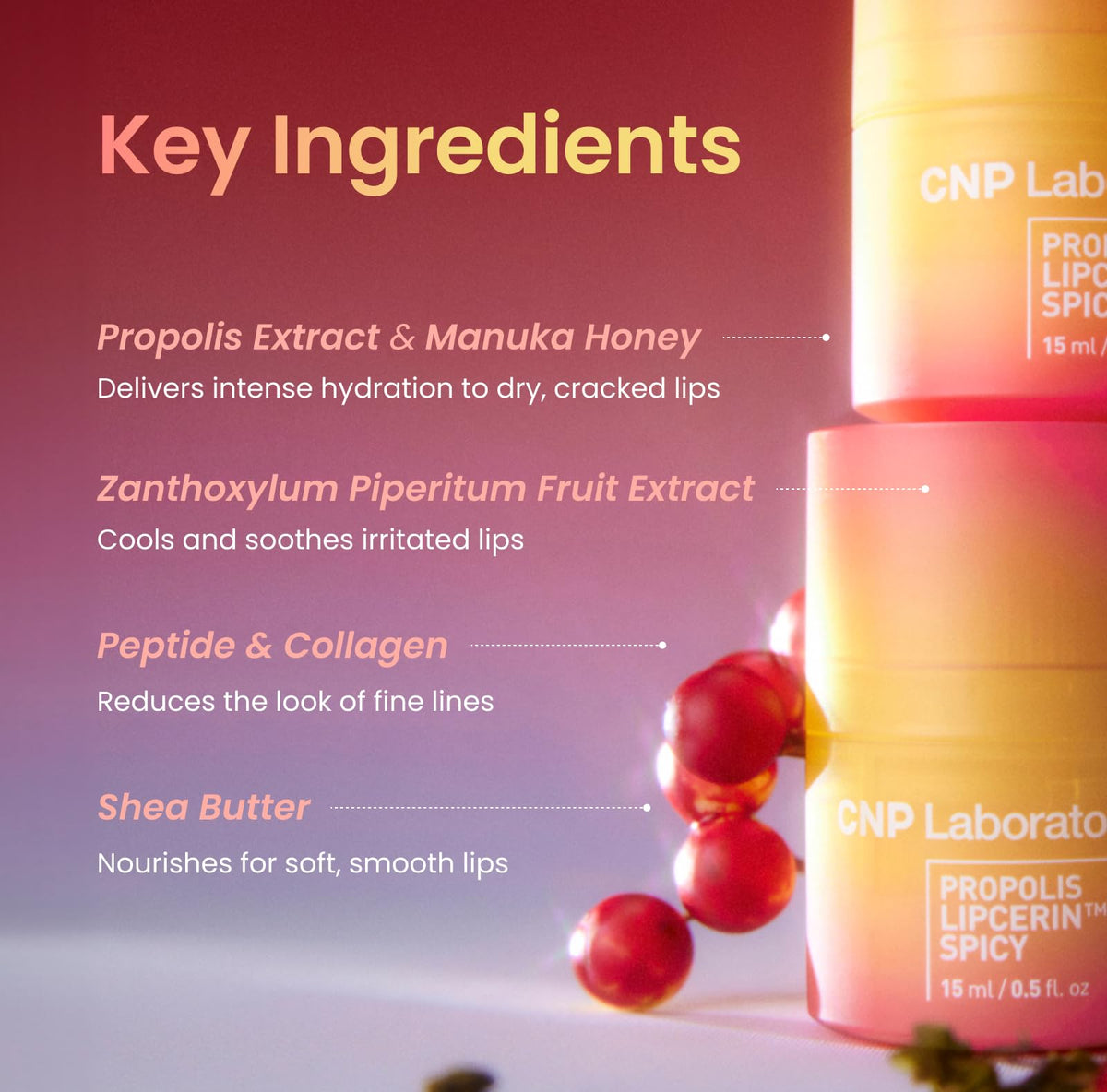 CNP Propolis Lipcerin™ 04 Mint Lip Butter texture on hand