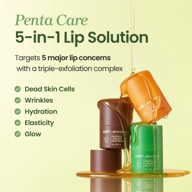 CNP Propolis Lipcerin™ 07 Matcha in lifestyle setting