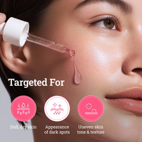 CNP Skin Refining Serum application on skin