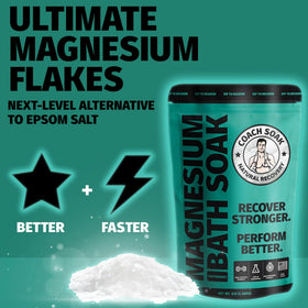 Coach Soak Magnesium Bath Soak 9 lb with Dead Sea salts