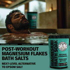 Coach Soak Magnesium Bath Soak in a warm bath setting
