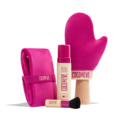 Coco & Eve Bali Bae Self Tan Set Dark 621g front view