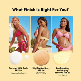 Coco & Eve Body Highlighter SPF 50 packaging details