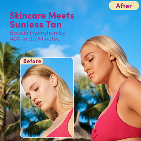 Coco & Eve Face Tanning Micromist bottle close-up showing fine mist nozzle