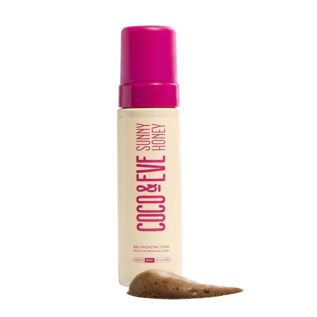 Coco & Eve Sunny Honey Bronzing Self Tanner Mousse 6.7 fl oz front view