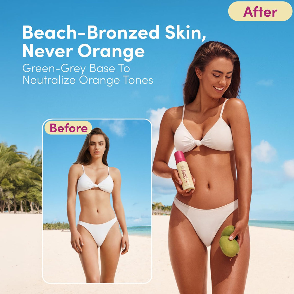 Coco & Eve tanning mitt included with the self-tanner kit