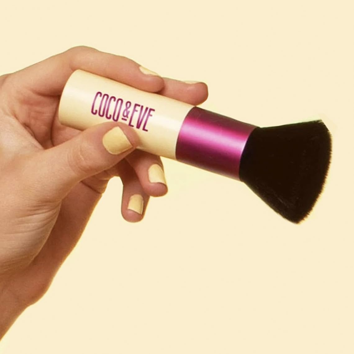 Coco & Eve tanning mousse texture on skin
