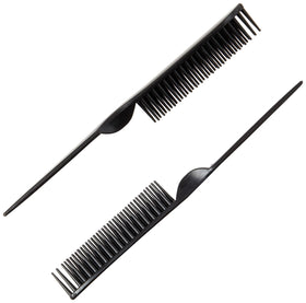 CocoBlack Naturals 3 Row Styling Comb in use on curly hair