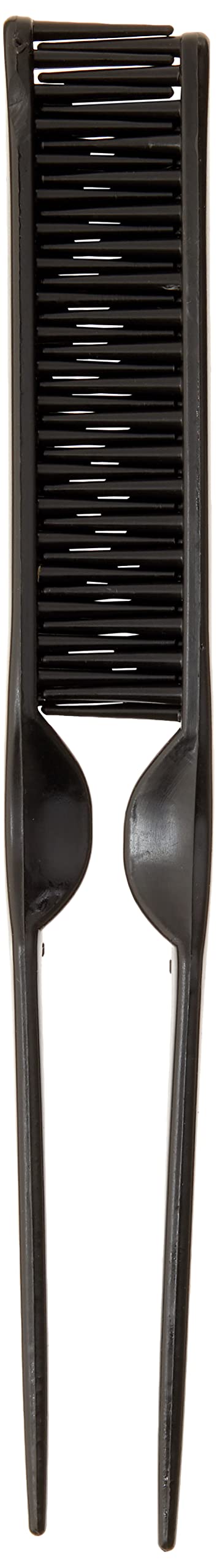 CocoBlack Naturals 3 Row Styling Comb side view showing teeth spacing