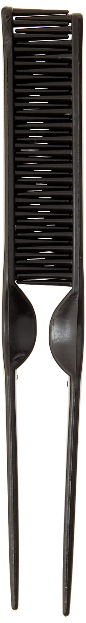 CocoBlack Naturals 3 Row Styling Comb side view showing teeth spacing