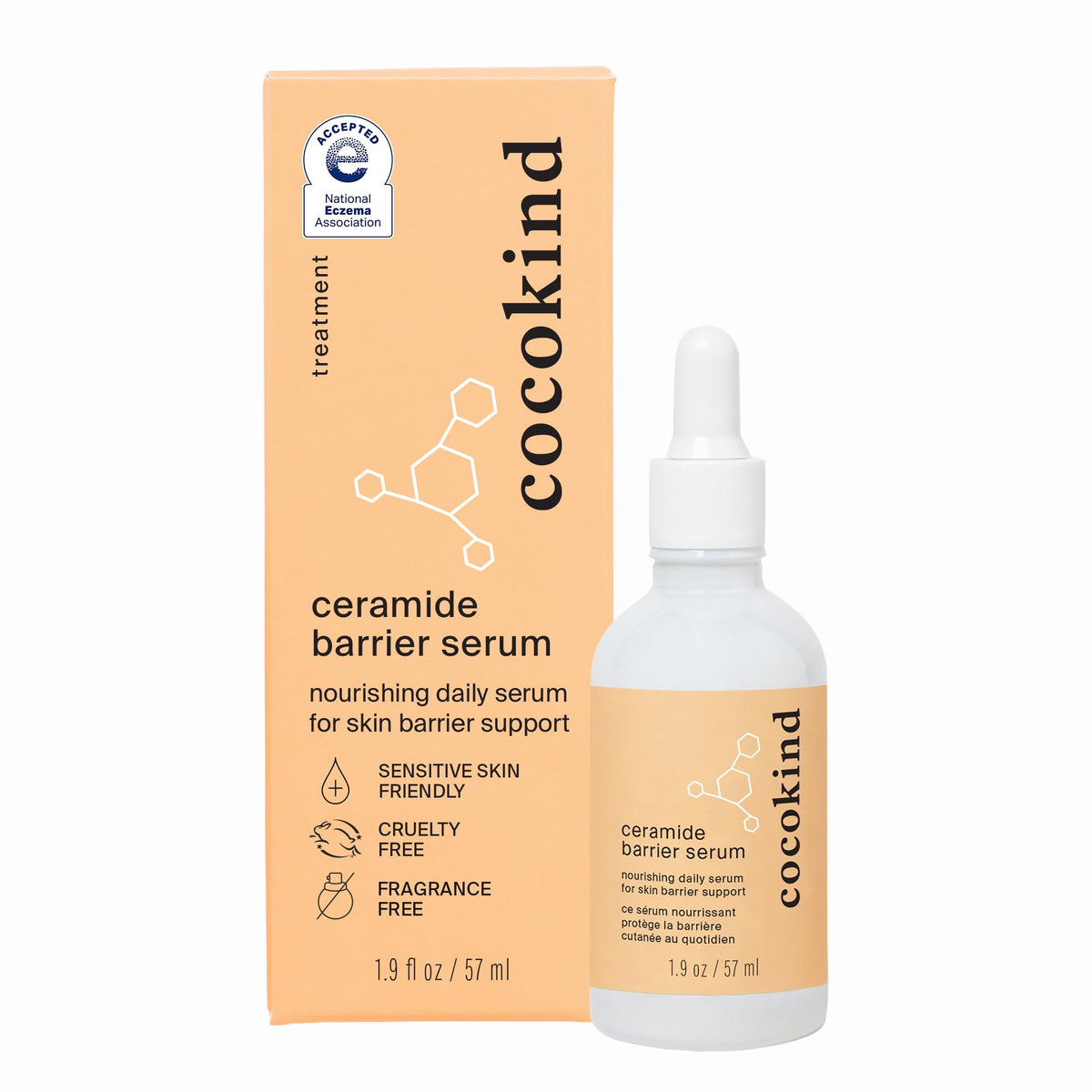 Cocokind Ceramide Barrier Serum 2 Fl Oz front view