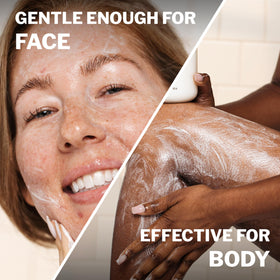 Cocokind Milky Soft Cleanser texture close-up