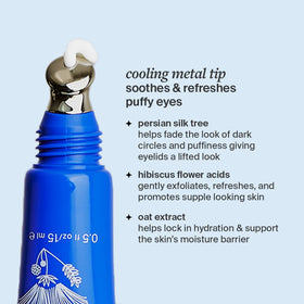 Cocokind Revitalizing Eye Cream side view showing metal applicator
