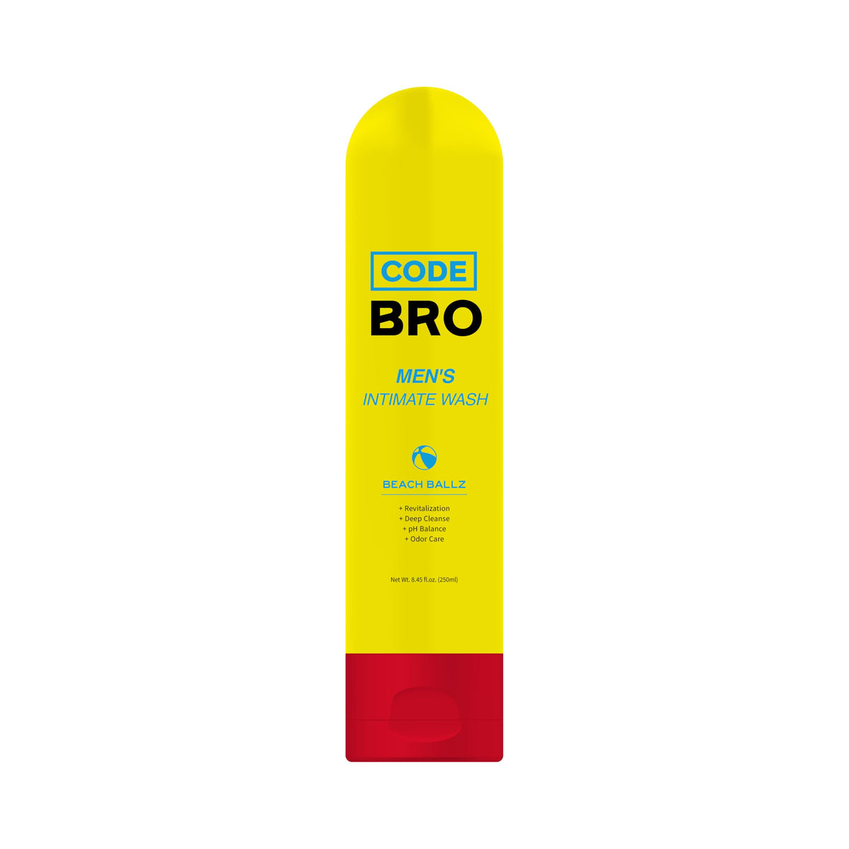 Code Bro Men's Intimate Wash Beach Ballz 250ml front view