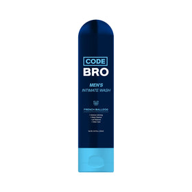 Code Bro Men's Intimate Wash French Balldog 250ml front view