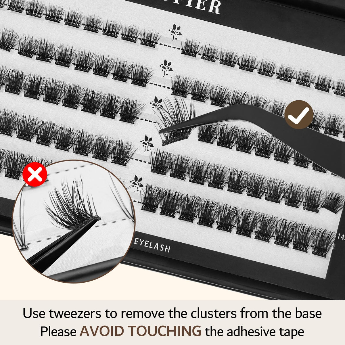 CoFier cotton swabs included in the lash kit