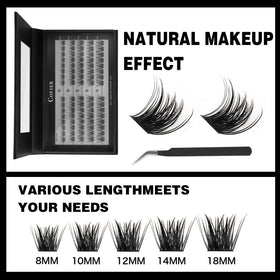 CoFier lash clusters in various lengths and styles