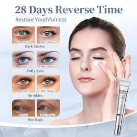 coinore Retinol Under Eye Cream application on skin