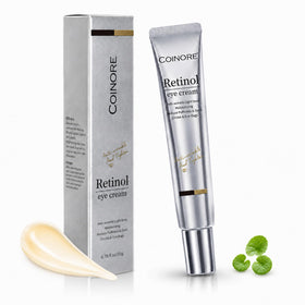 coinore Retinol Under Eye Cream front view with packaging