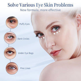 coinore Retinol Under Eye Cream with ingredients displayed