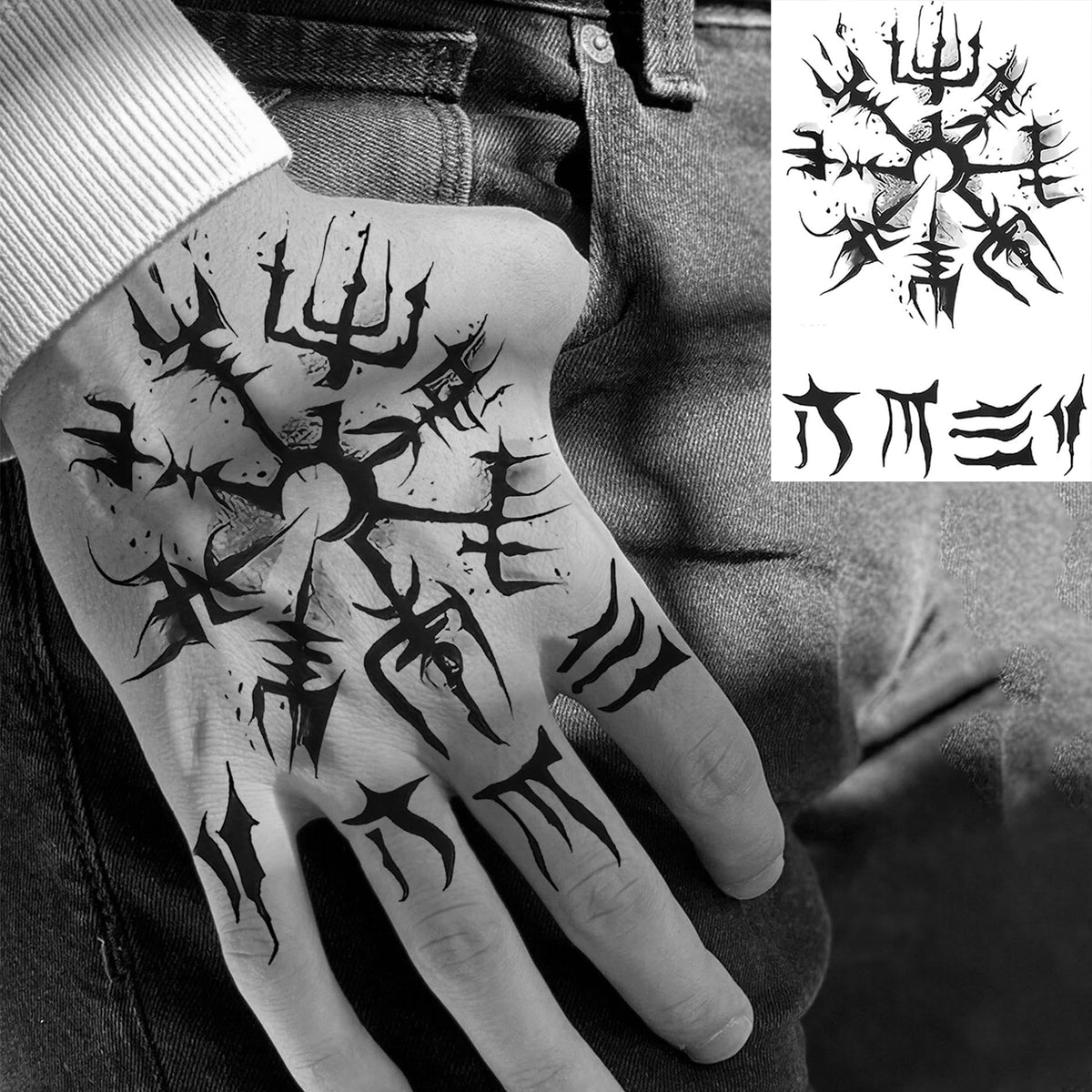COKTAK packaging of temporary tattoos