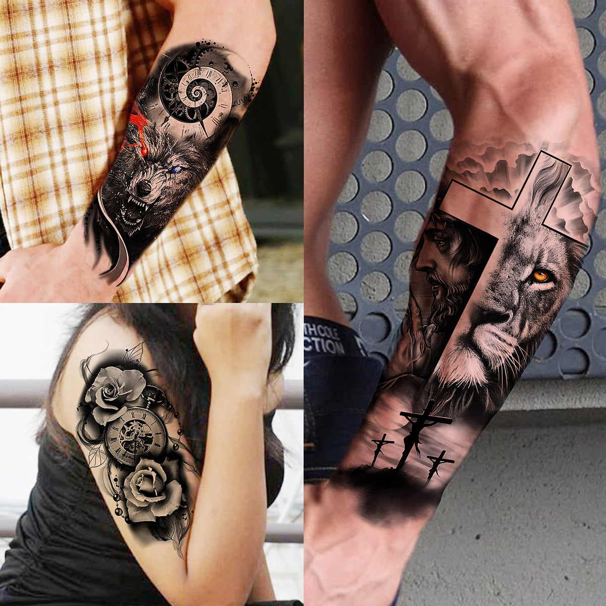 COKTAK temporary tattoos featuring tribal designs