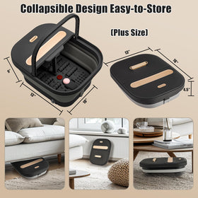 Collapsible design of FOFOJÔY Foot Spa Bath for easy storage