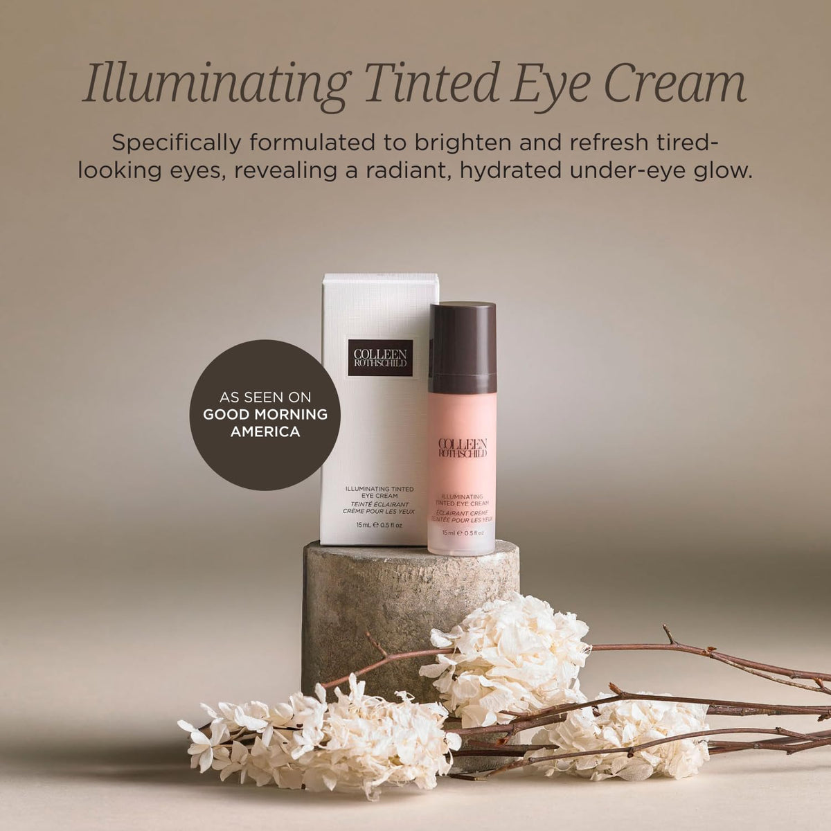 COLLEEN ROTHSCHILD Illuminating Tinted Eye Cream 41g packaging
