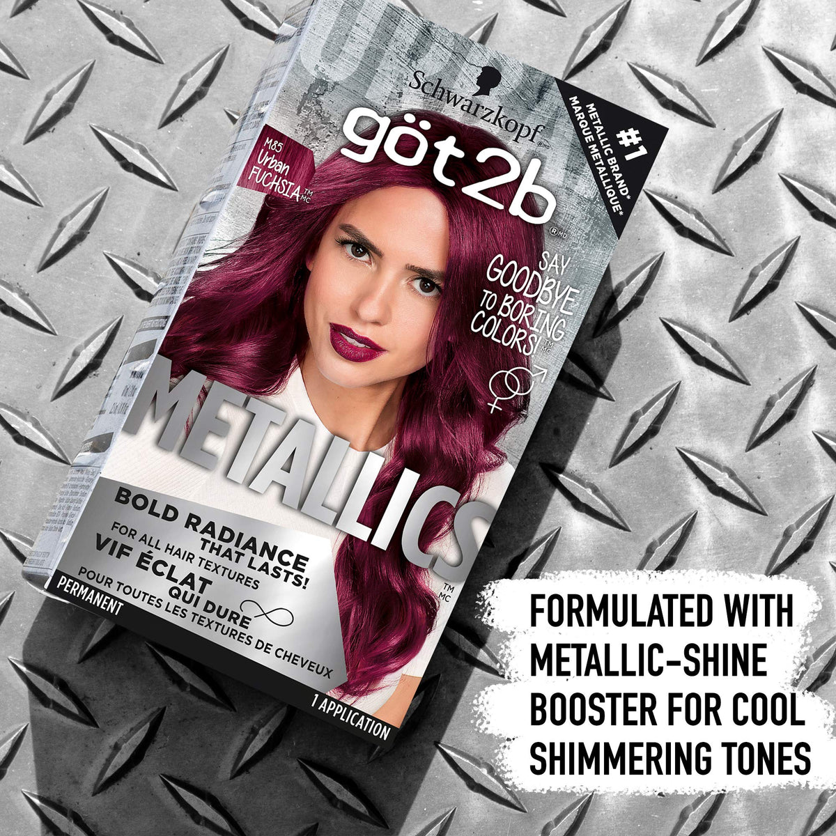 Color after tube from Got2B Metallics