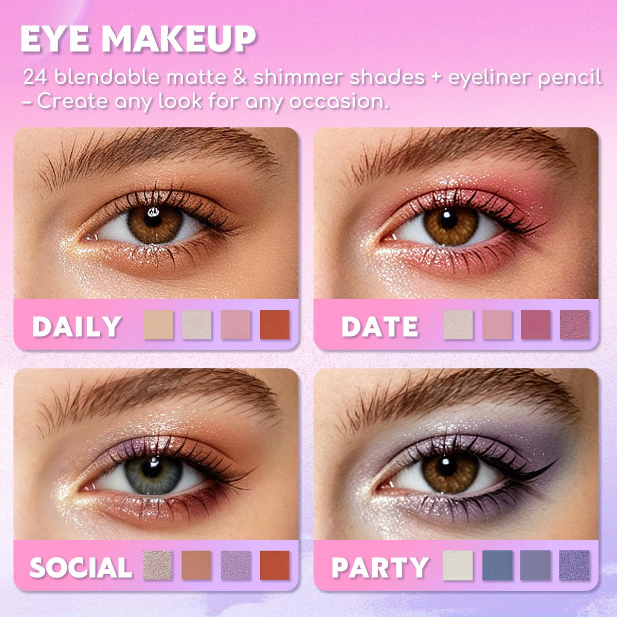 Color Nymph Makeup Kit compact design for travel