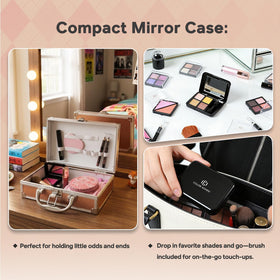 Color Nymph makeup kit displayed on a stylish vanity