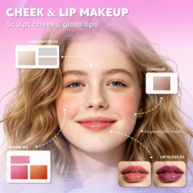 Color Nymph Makeup Kit showcasing vibrant eyeshadow colours