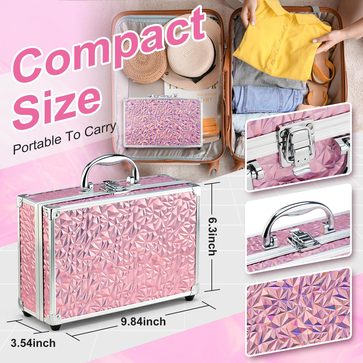 Color Nymph Makeup Kit showing 30 colours of eyeshadow