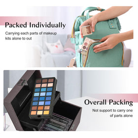 Color Nymph Makeup Kit with brushes and mirror